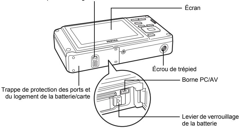 PENTAX OPTIO W60 - Vue arrrière - 1