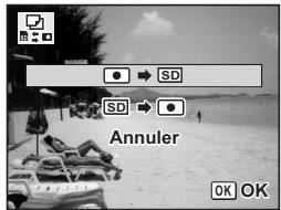 PENTAX OPTIO W60 - Copie de fichiers de la mémoire intégrée vers la carte mémoire SD - 1