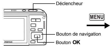 PENTAX OPTIO W60 - Réglage de la fonction Movie SR (anti-bougé video) - 3
