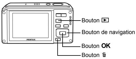 PENTAX OPTIO W60 - Lecture de l'image précédente ou suivante - 1