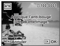 PENTAX OPTIO W60 - Correction des bougés de l'appareil avec Digital SR - 1