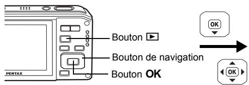 PENTAX OPTIO W60 - Protection de l'ensemble des images/des fichiers son - 5