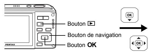 PENTAX OPTIO W60 - Réinitialisation des réglages par défaut (réinitialisation) - 5