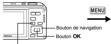 PENTAX OPTIO W60 - Sélection des pixels enregistrés et de la cadence d'image pour les séquences video - 2