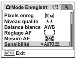 PENTAX OPTIO W60 - Sensibilité - 1