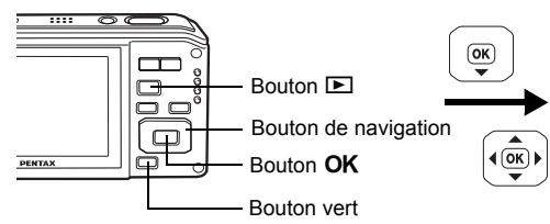 PENTAX OPTIO W60 - Appuyez sur le bouton OK. - 3