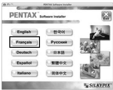 PENTAX PHOTO BROWSER 3 - Sélectionnéz la langue sur l'écran qui apparait. - 1