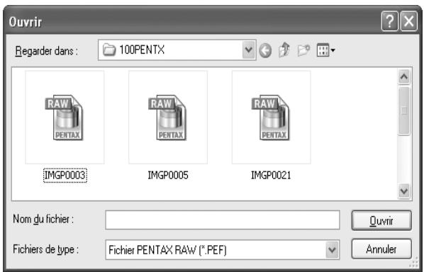 PENTAX PHOTO BROWSER 3 - Cliquez sur l'icone de la fenêtre du logiciel PENTAX PHOTO Laboratory 3. - 1