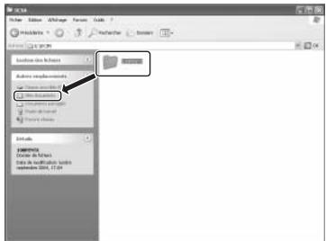 PENTAX PHOTO BROWSER 3 - Faites glisser le dossier [xxxPENTX] ou [xxx_MMJJ] sur le bureau ou dans le dossier de votrechioix, par exemple [Mes documents]. - 1