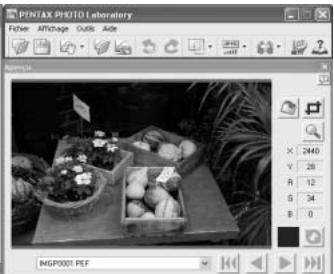 PENTAX PHOTO BROWSER 3 - Définition des conditions de traitement des fichiers RAW - 2