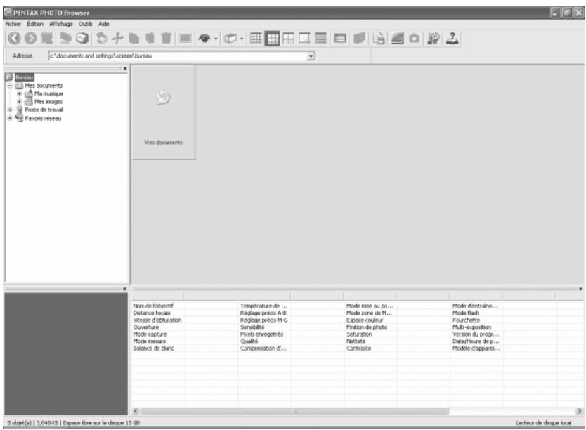 PENTAX PHOTO LABORATORY 2.1 - Ouvrez le logiciel PENTAX PHOTO Browser 2.1. - 1