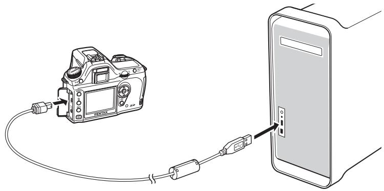 PENTAX PHOTO LABORATORY 2.1 - Appuyez sur le bouton OK de l'appareil. - 2