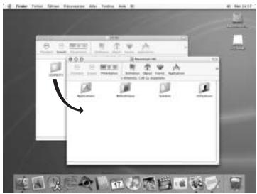 PENTAX PHOTO LABORATORY 2.1 - Faites glisser le dossier [XXXPENTX] dans le dossier de votrechoix, par exemple [Macintosh HD]. - 1