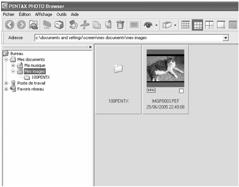 PENTAX PHOTO LABORATORY 2.1 - Sélectionnez la commande [Coller] dans le menu [Édition].   Vous peuvent également cliquer sur l'icone de la barre d'outils. - 2