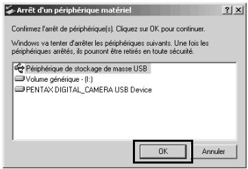 PENTAX PHOTO LABORATORY 2.1 - Mettez l'appareil hors tension et débranche le cable USB de votre PC et de votre apparéil. - 4