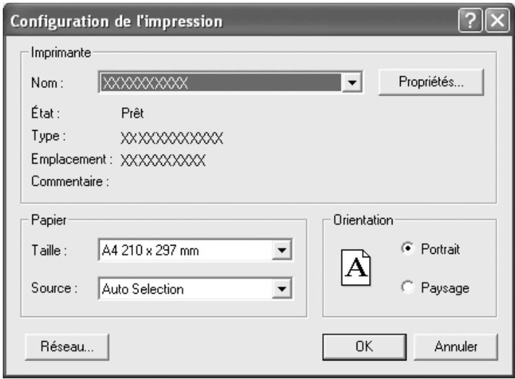 PENTAX PHOTO LABORATORY 2.1 - Cliquez sur [Mise en page] dans la boite de dialogue [Imprimer] ou [Mise en page]. - 1
