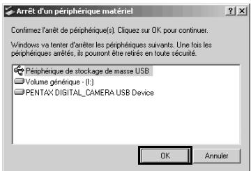 PENTAX PHOTO LABORATORY 3 - Mettez l'appareil hors tension et débranche le cable USB de votre PC et de votre apparéil. - 4