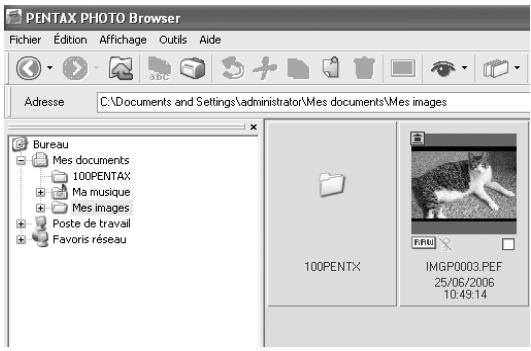 PENTAX PHOTO LABORATORY 3 - Sélectionné la commande [Coller] dans le menu [Édition].   Vous peuvent également cliquer sur l'icone de la barre d'outils. - 2