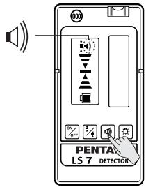 PENTAX PLP-702 - [Activation du signal sonore de réception du faisceau] - 1