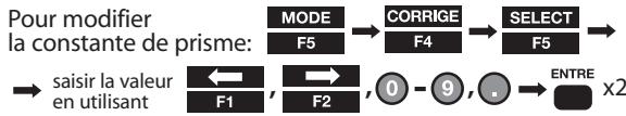 PENTAX R-322NX - Modifier les constantes de cible - 2