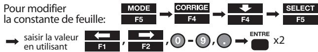PENTAX R-323EX - Modifier les constantes de cible - 3