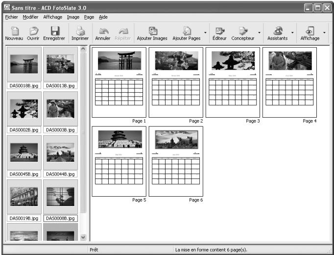PENTAX ACD SEE - Création d'un calendrier - 1