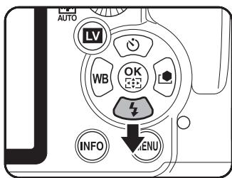 PENTAX K-7 - Compatibilité du flash incorporé et de l'objectif - 4