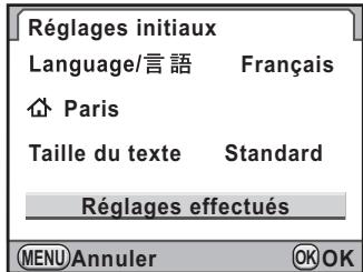 PENTAX K-7 - Appuyez sur le bouton de navigation (▼). - 2