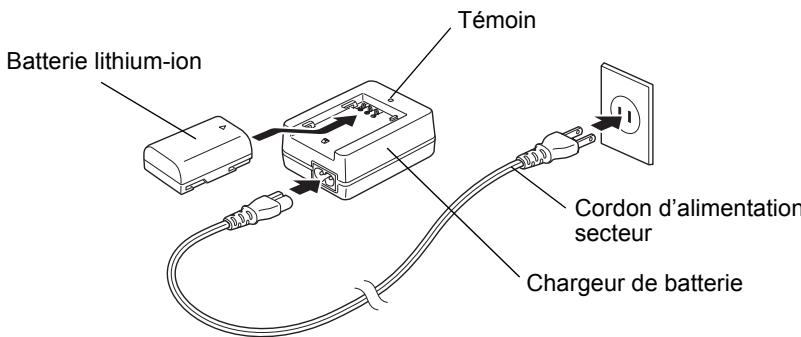 PENTAX K-7 - Charge de la batterie - 1