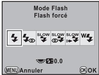 PENTAX K-7 - Compatibilité du flash incorporé et de l'objectif - 5