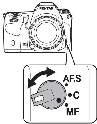 PENTAX K-7 - Utilisation du cadre de visée - 1