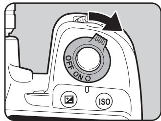 PENTAX K-7 - Mettez l'interrupteur principal sur 🔒 tout en regardant dans le viseur. - 1