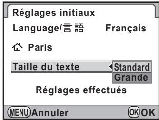 PENTAX K7 - Appuyez sur le bouton de navigation (▼). - 1