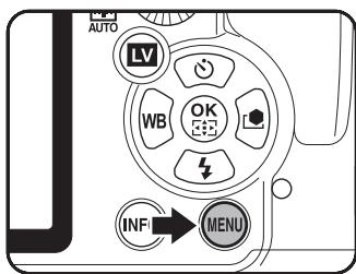 PENTAX K7 - Paramètres de réglage du menu du mode pr. de vue - 1