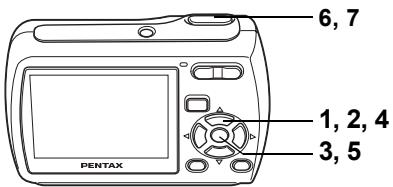 PENTAX OPTIO E30 - Enregistrement d'un nouveau cadre créatif - 2