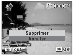 PENTAX OPTIO E30 - Suppression d'images seules ou de fichiers son - 2