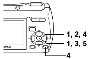 PENTAX OPTIO E30 - Appuyez sur le bouton OK. - 3