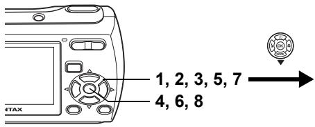 PENTAX OPTIO E30 - Protection de l'ensemble des images/des fichiers son - 5