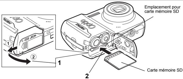 PENTAX OPTIO E30 - Utilisation de l'adaptateur secteur avec une alimentation secteur - 1