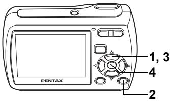 PENTAX OPTIO E30 - Branchement de l'appareil à un équipement audiovisuel - 3