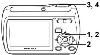PENTAX OPTIO E30 - Utilisation du retardateur - 4
