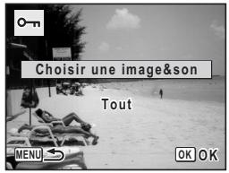 PENTAX OPTIO E30 - Protection des images et des fichiers son contre la suppression (protéger) - 1