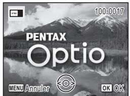 PENTAX OPTIO E30 - Changement de l'écran de démarrage - 1