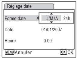 PENTAX OPTIO E30 - Réglage de la date et de l'heure - 1