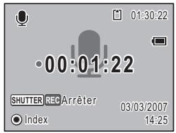 PENTAX OPTIO E30 - Enregistrement de son (mode enregistrement vocal) - 4