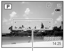 PENTAX OPTIO E30 - Confirmez le sujet et les paramètres de la prise de vue sur l'écran LCD. - 1