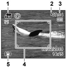 PENTAX OPTIO E70 - Enregistrement d'une séquence vidéo - 3