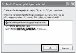 Arrêt d'un périphérique matériel Confirme l'arrêt de périphérique(s). Cliquez sur OK pour continue. Windows vi tente d'arrêter les périphériques suivants. Une fois les périphériques arrêtés, ils pouront être retirés en toute sécurité. G-Péphérique de strolage de maize USB Volume périphérique (L) PENTAX 12.0.1.1.1.1.1.1.1.1.1.1.1.1.1.1.1.1.1.1.1.1.1.1.1.1.1.1.1.1.1.1.1.1.1.1.1.1.1.1.1.1.1.1.1.1.1.1.1.1.1.1.0 OK Annuler