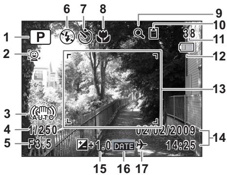 1 2 3 4 5 6 7 8 9 10 11 12 13 14 AUTO 1/250 F3:5 +1,0 DATE > 02/02/2009 14:25 15 16 17