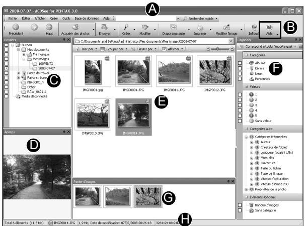2008-07-07 - ACDSee for PINTAX 3.0 Excher Editter Color Opits Brage de données Aide Recherche rapide Préduident Haut Acquire des photos Envoyer Créer Modifier Diaporama auto Imprimer Modifier Image InTouch Aide B C D E F G H I J K L M N O P Q R S T U V W X Y Z A B C D E F G H I J K L M N O P Q R S T U W X Y Z A B C D E F G H I J K L M N O P Q R S T U W X Y Z